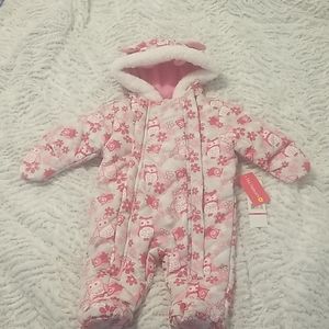 Pink Platinum baby snow suit